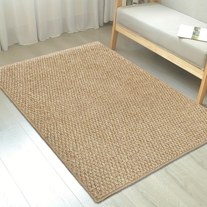 Tapis de Porte en Jute Naturel | Élégant et Antidérapant pour Entrée