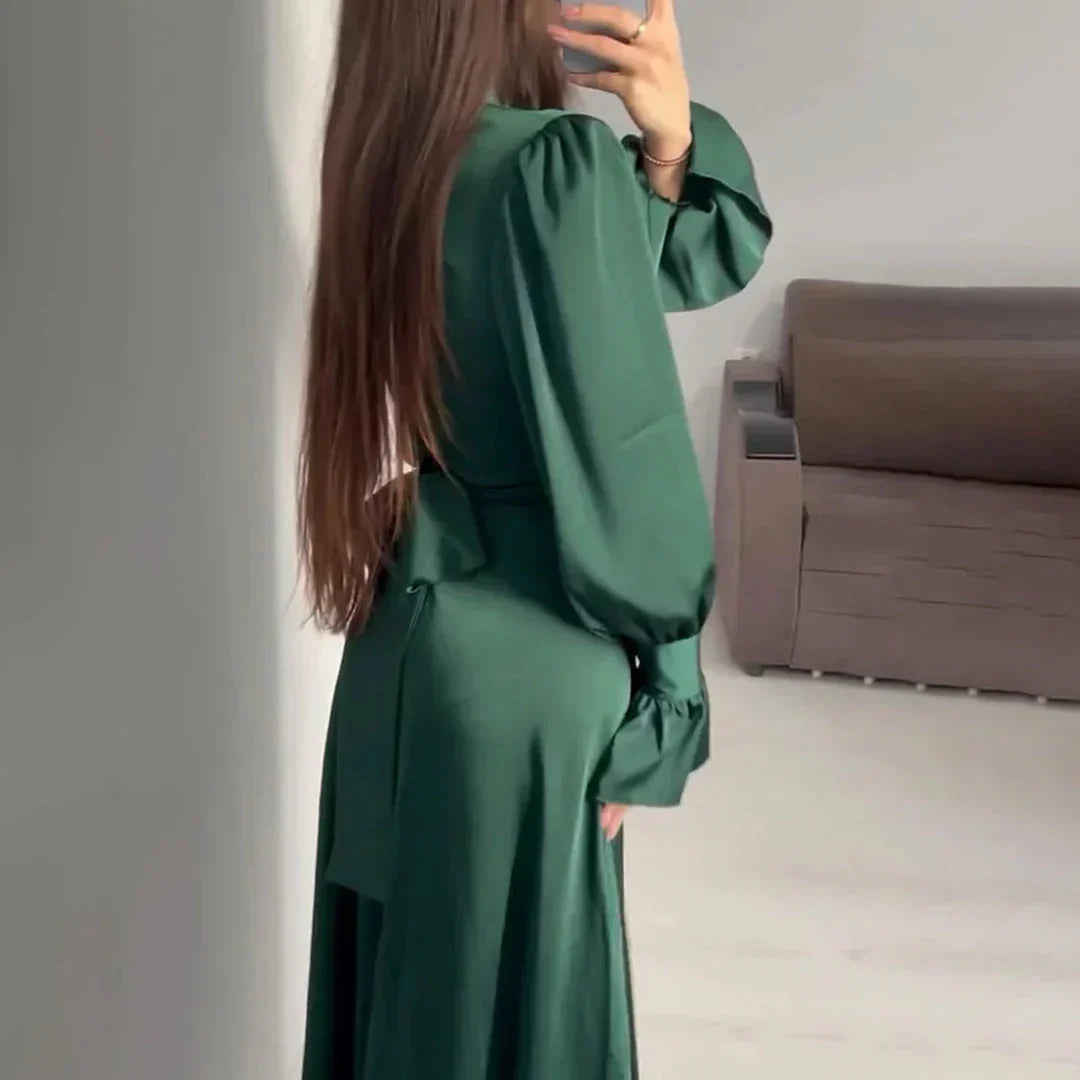 Robe Longue Élégante pour Femmes | Tissu Léger et Confortable