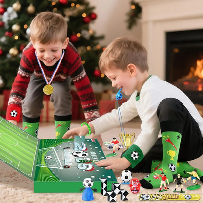 Calendrier de l'Avent Football Enfant | 24 Surprises Amusantes jusqu'à Noël