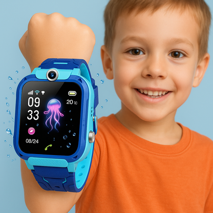 Montre GPS pour Enfants | Fonction SOS et Étanchéité pour Sécurité