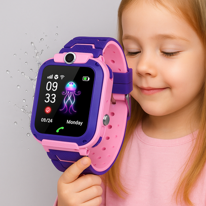 Montre GPS pour Enfants | Fonction SOS et Étanchéité pour Sécurité