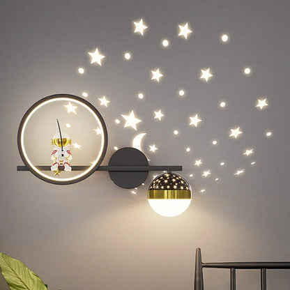 Applique Murale Enfant Design Amical | Lumière Douce et Apaisante pour le Sommeil
