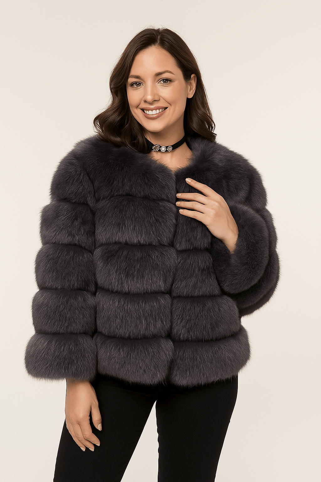 Veste en Fausse Fourrure Courte | Douceur et Glamour pour Hiver