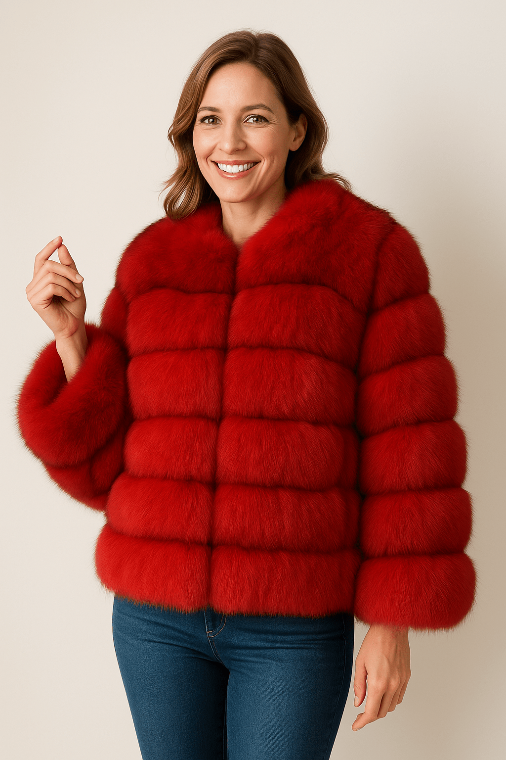 Veste en Fausse Fourrure Courte | Douceur et Glamour pour Hiver