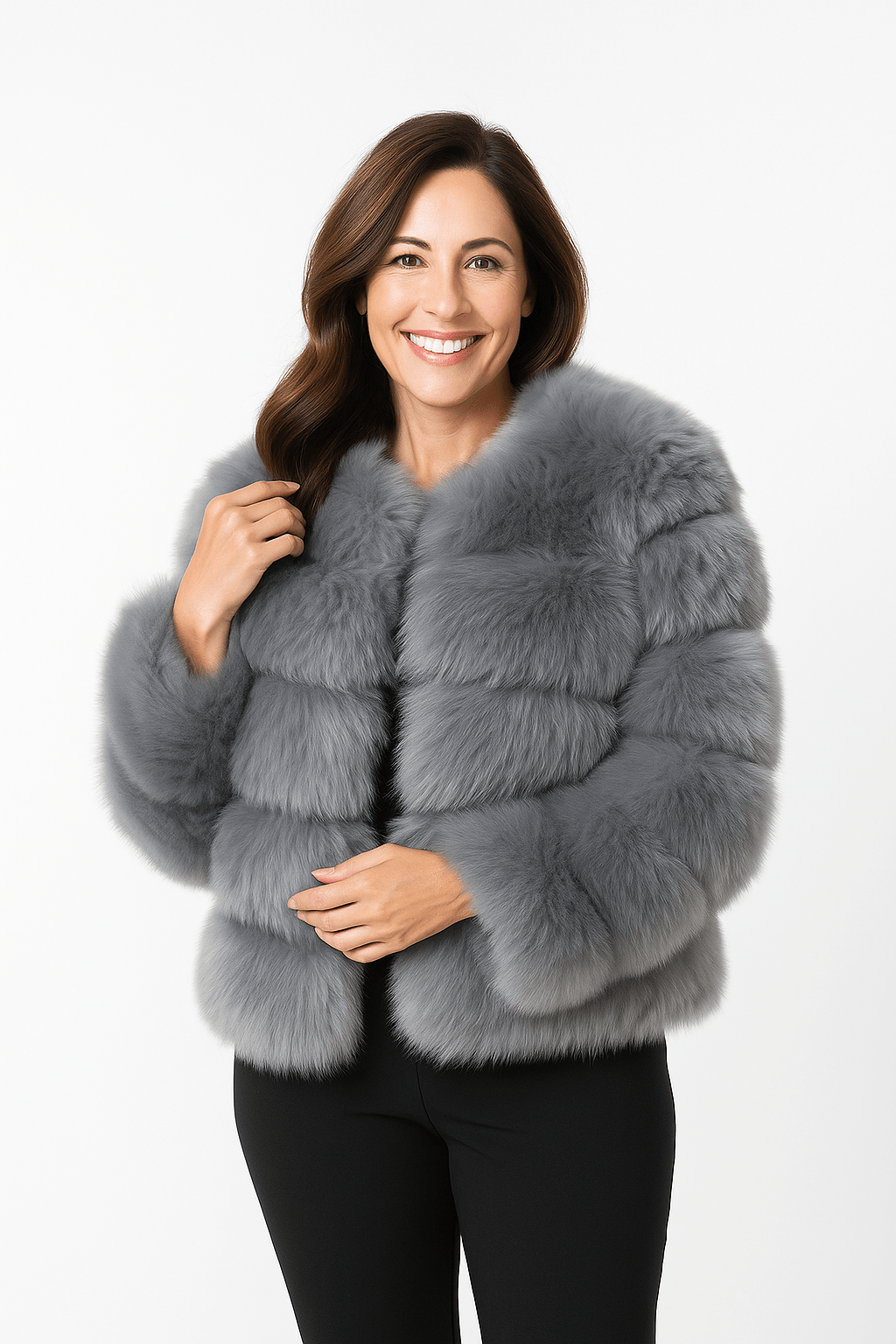 Veste en Fausse Fourrure Courte | Douceur et Glamour pour Hiver