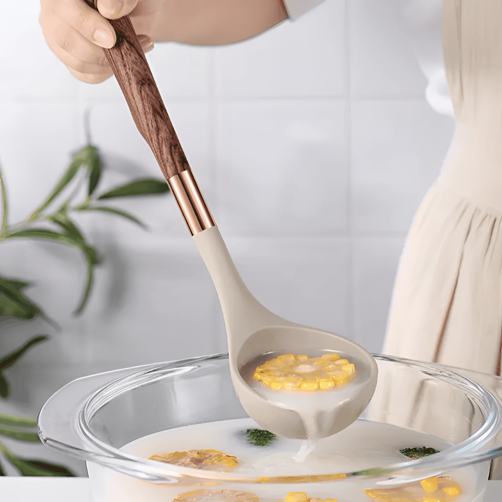Ustensiles de Cuisine en Silicone | Ensemble Pratique et Élégant pour Chefs