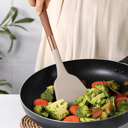 Ustensiles de Cuisine en Silicone | Ensemble Pratique et Élégant pour Chefs
