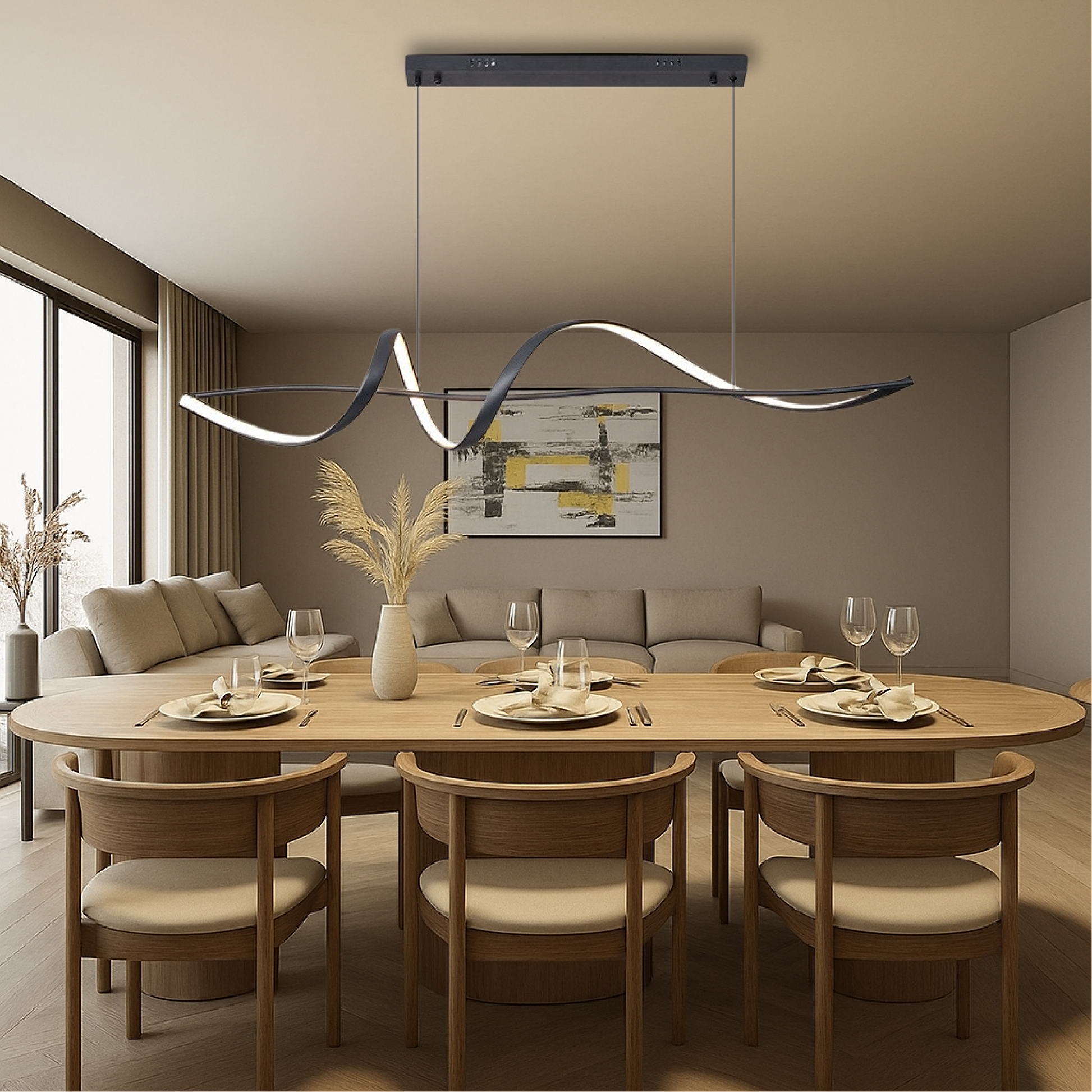 Lampe Pendante Moderne Aurore | Éclairage Ambiant et Design Élégant