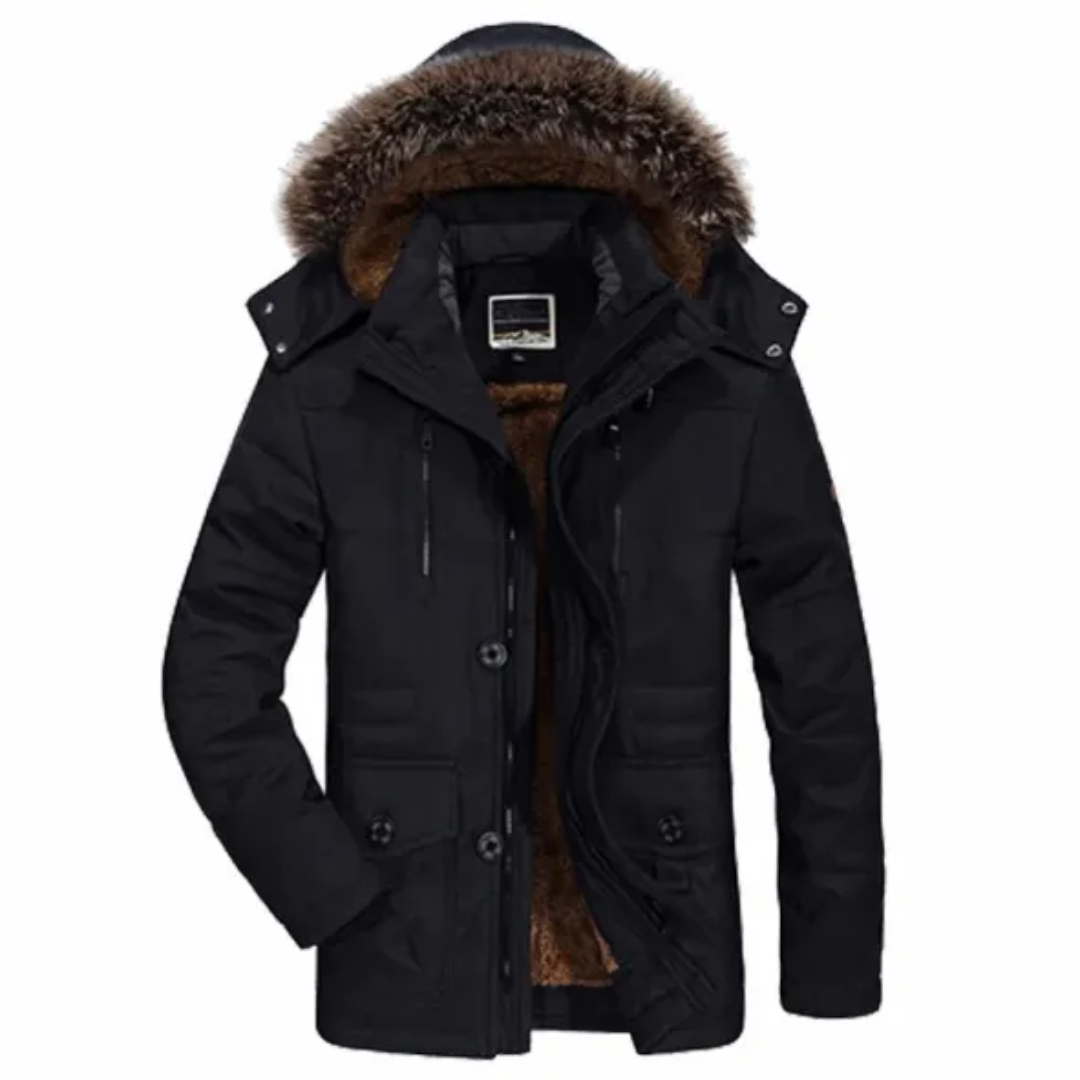 Parka d'Hiver pour Homme | Doublure Thermique et Capuche Protectrice