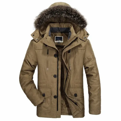 Parka d'Hiver pour Homme | Doublure Thermique et Capuche Protectrice