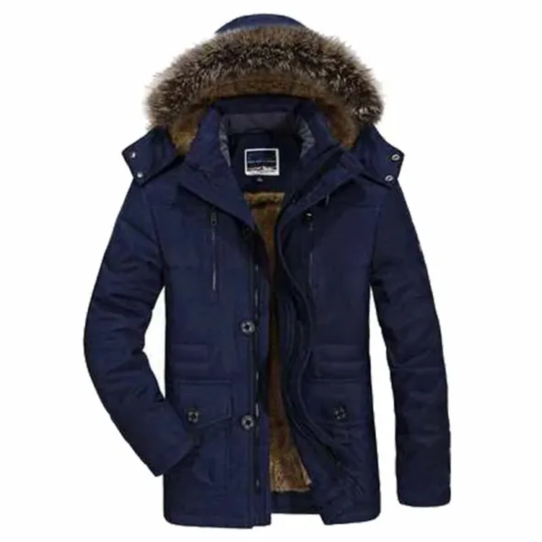 Parka d'Hiver pour Homme | Doublure Thermique et Capuche Protectrice