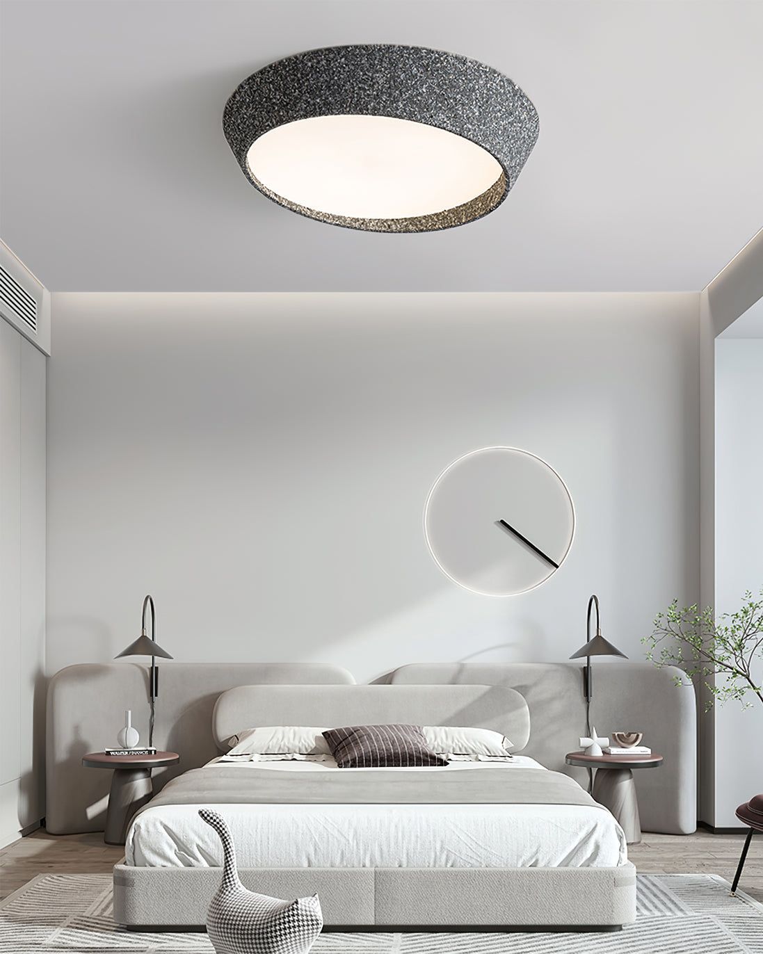 Plafonnier Design Minimaliste LED | Éclairage Doux et Économe en Énergie