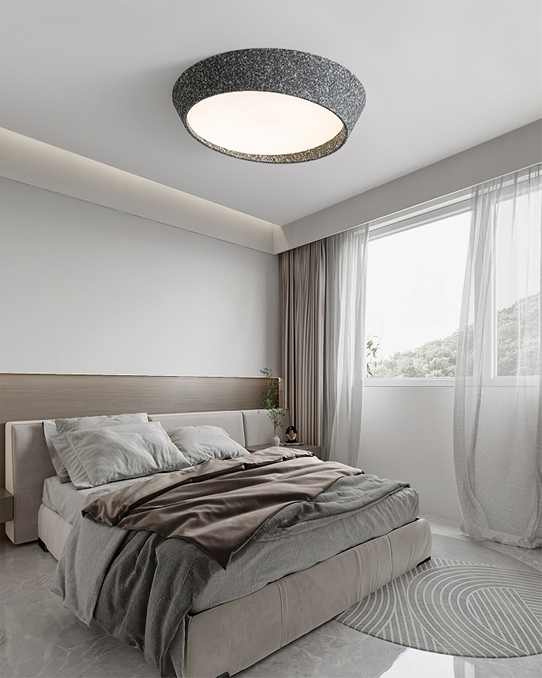 Plafonnier Design Minimaliste LED | Éclairage Doux et Économe en Énergie