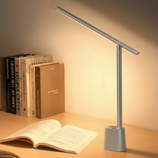 FOLDLITE – Lampe de bureau LED intelligente et pliable avec batterie et fonction de gradation