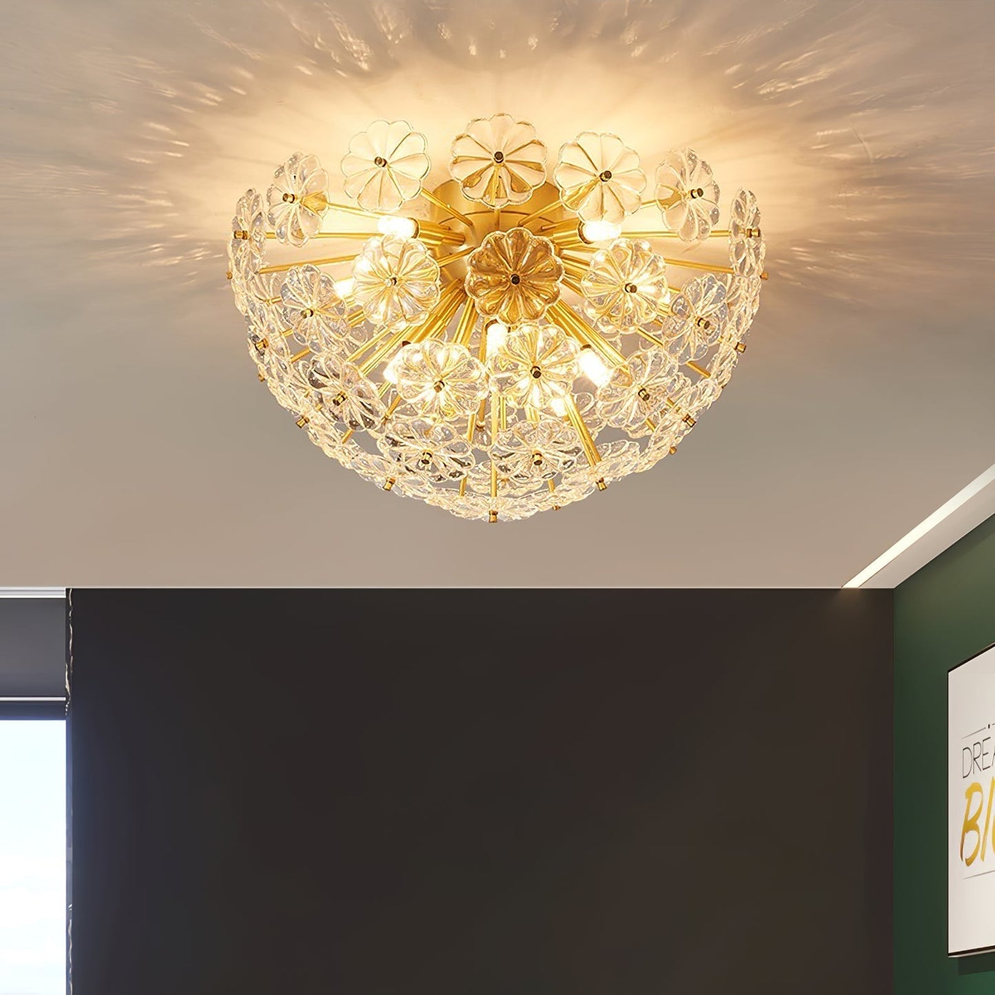 Plafonnier LED Design Moderne | Finition Élégante et Ambiance Chaleureuse