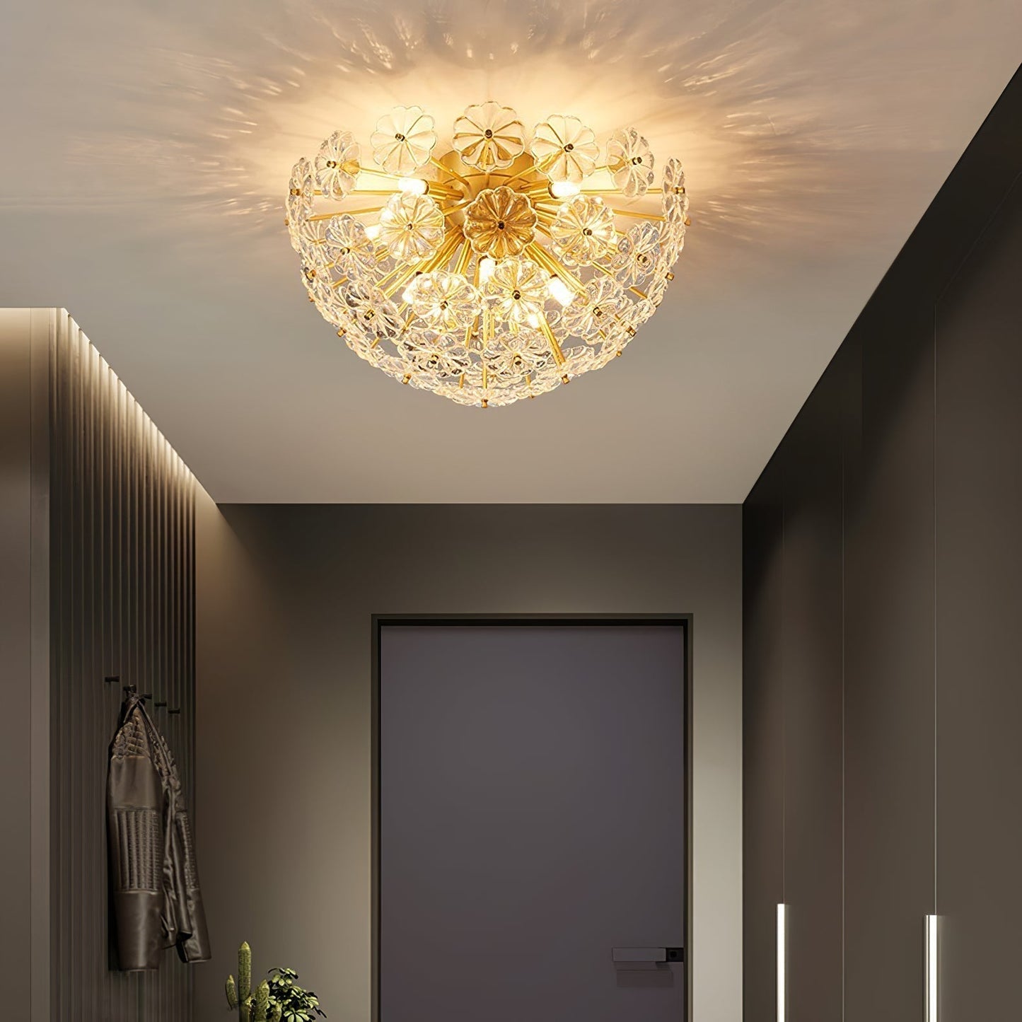 Plafonnier LED Design Moderne | Finition Élégante et Ambiance Chaleureuse
