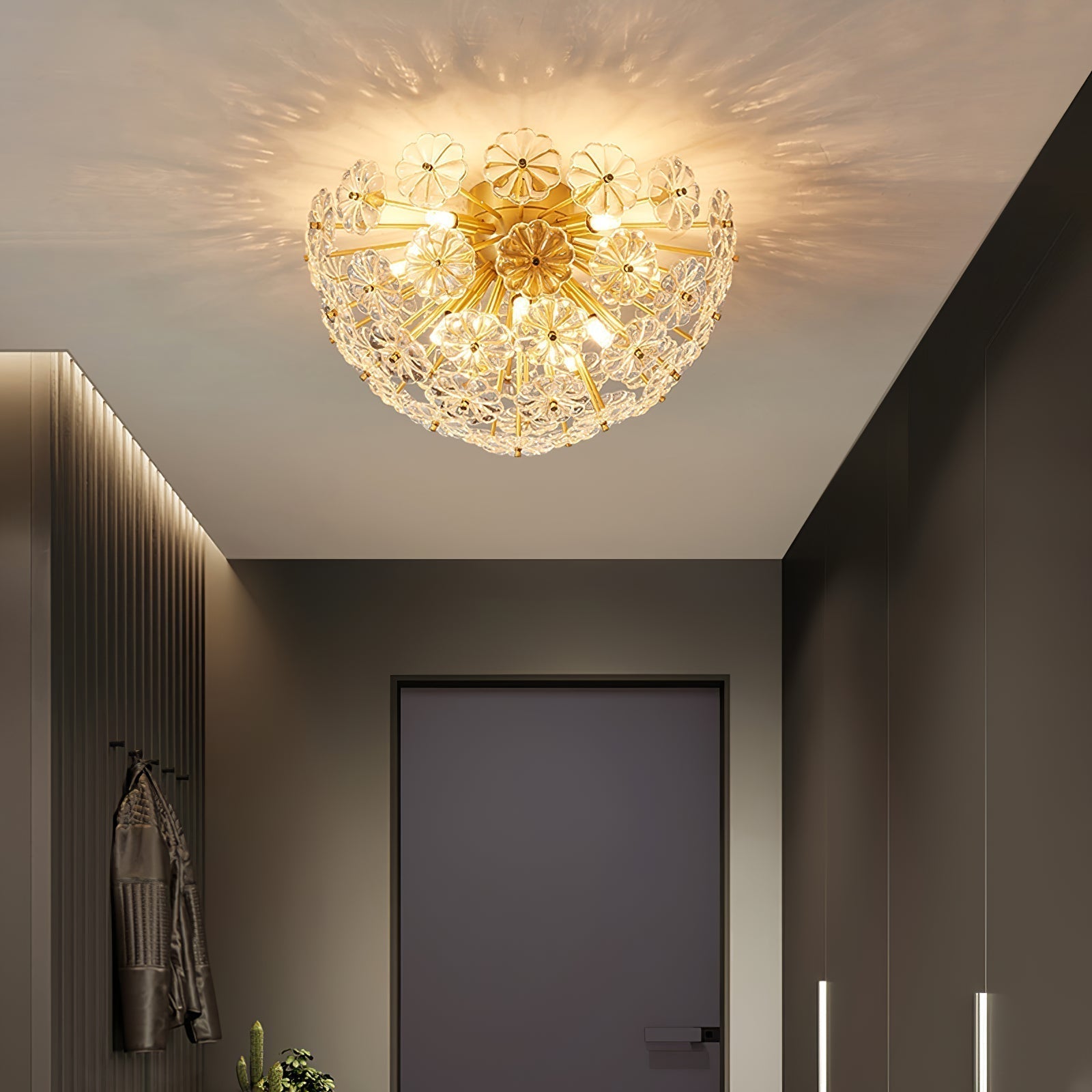 Plafonnier LED Design Moderne | Finition Élégante et Ambiance Chaleureuse