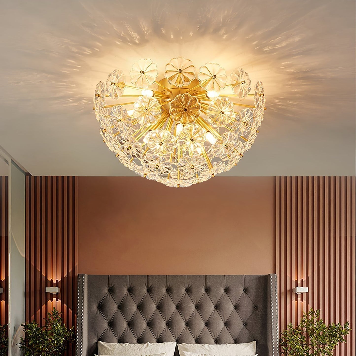 Plafonnier LED Design Moderne | Finition Élégante et Ambiance Chaleureuse