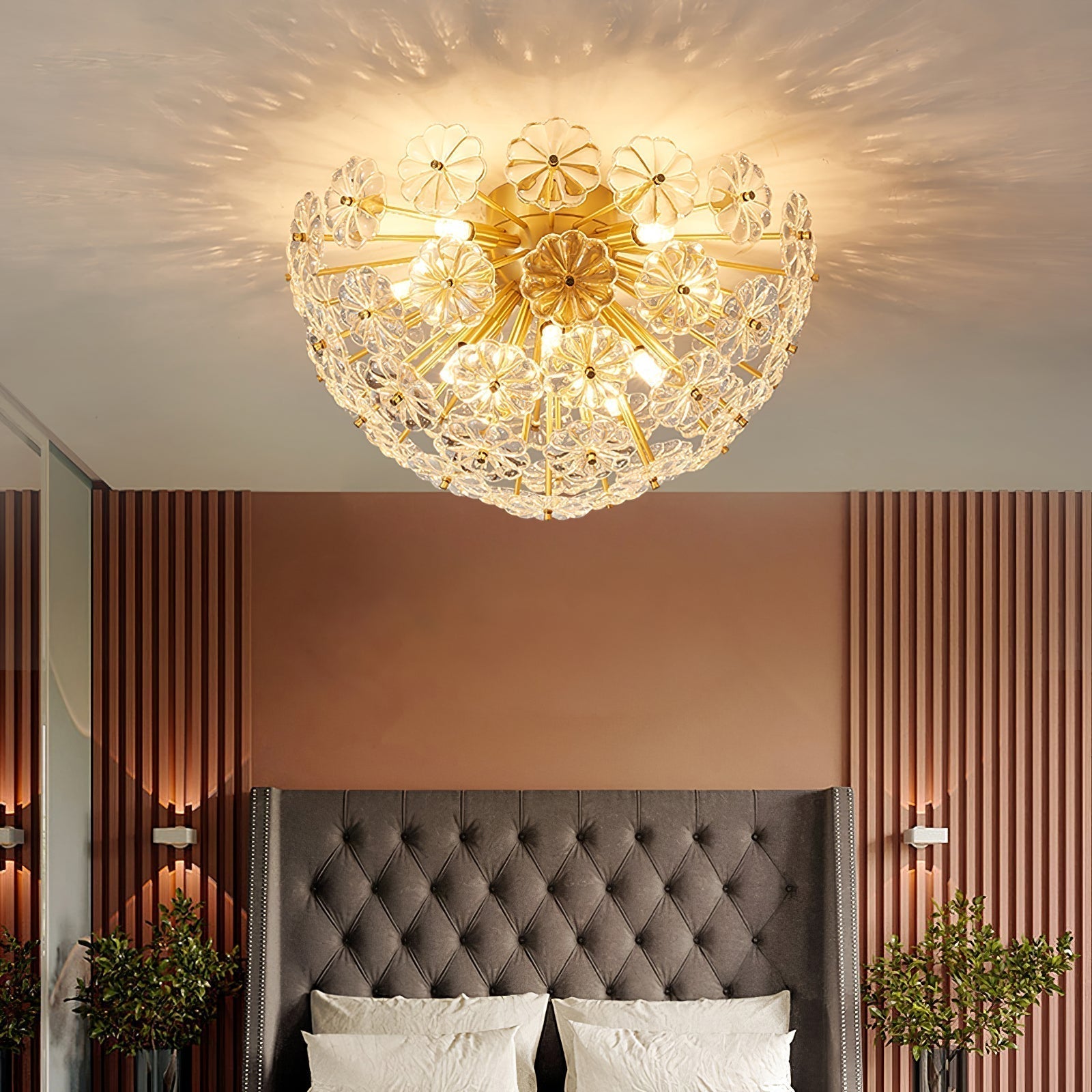 Plafonnier LED Design Moderne | Finition Élégante et Ambiance Chaleureuse