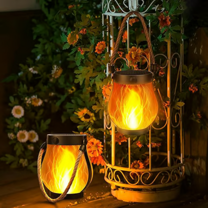 Lanterne Solaire Étanche | Éclairage Ambiance Chaleureux et Pratique