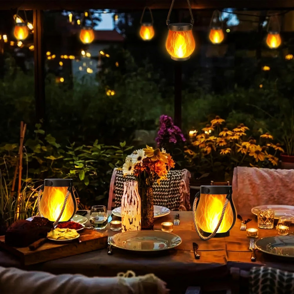 Lanterne Solaire Étanche | Éclairage Ambiance Chaleureux et Pratique