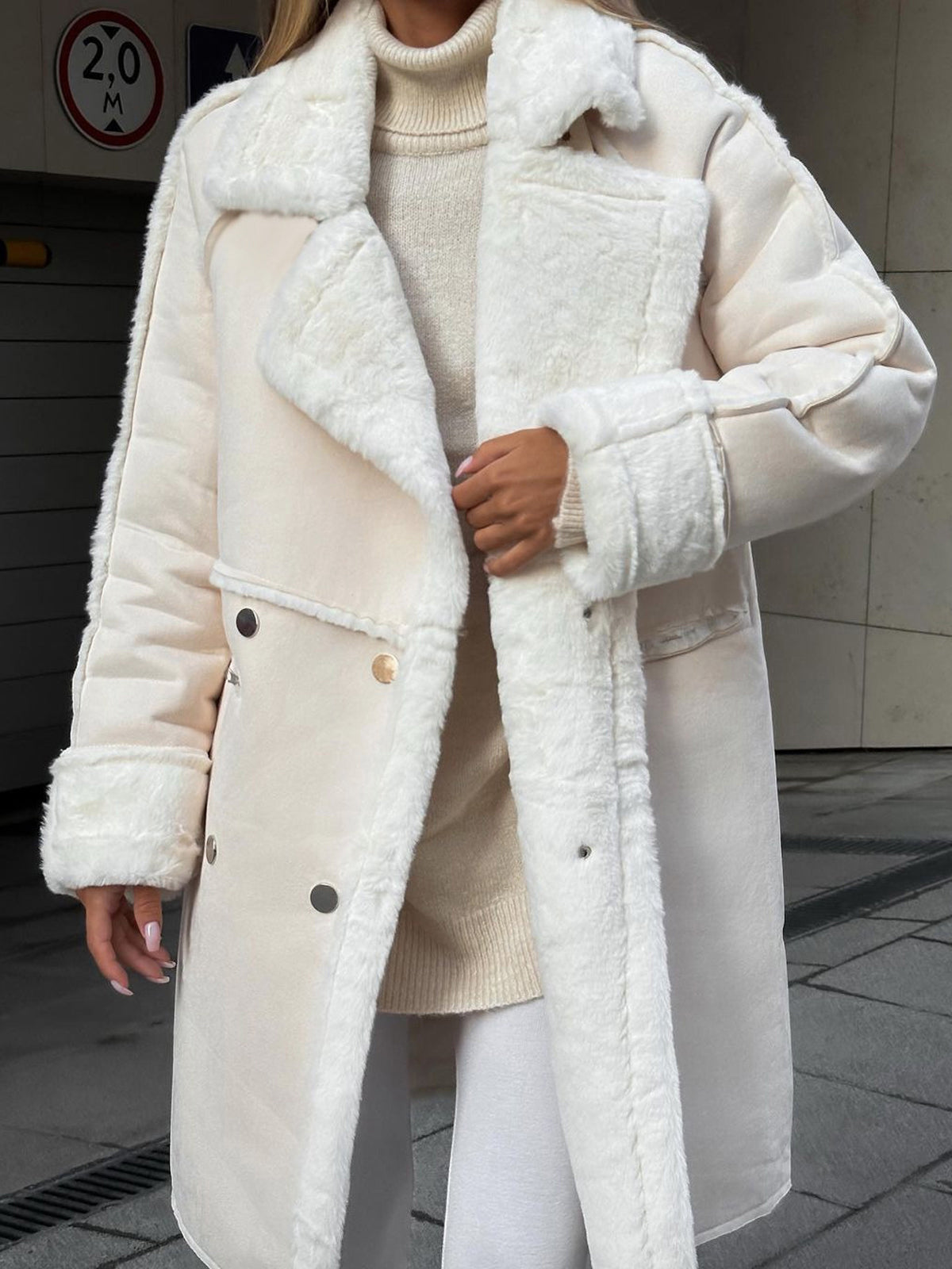 Manteau d'Hiver Grande Taille | Chaleur et Élégance avec Col Doux