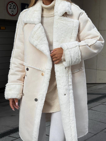 Manteau d'Hiver Grande Taille | Chaleur et Élégance avec Col Doux