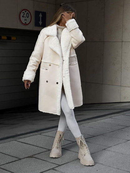 Manteau d'Hiver Grande Taille | Chaleur et Élégance avec Col Doux