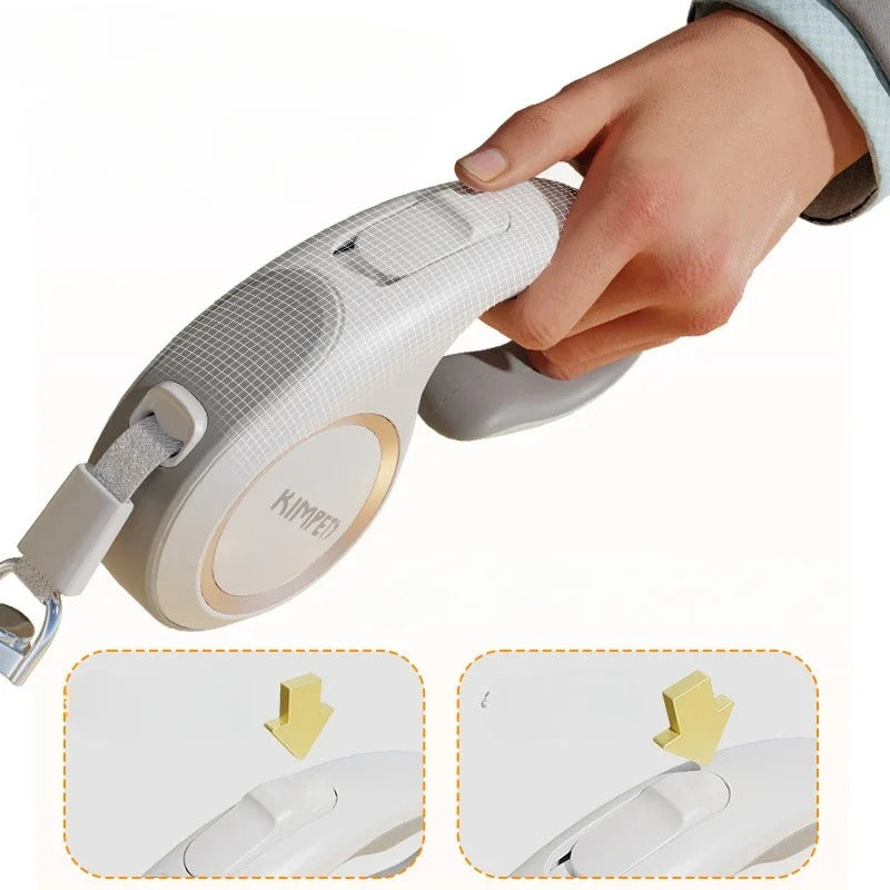 Laisse pour Chien Rétractable | Conception Ergonomique et Antienchevêtrement