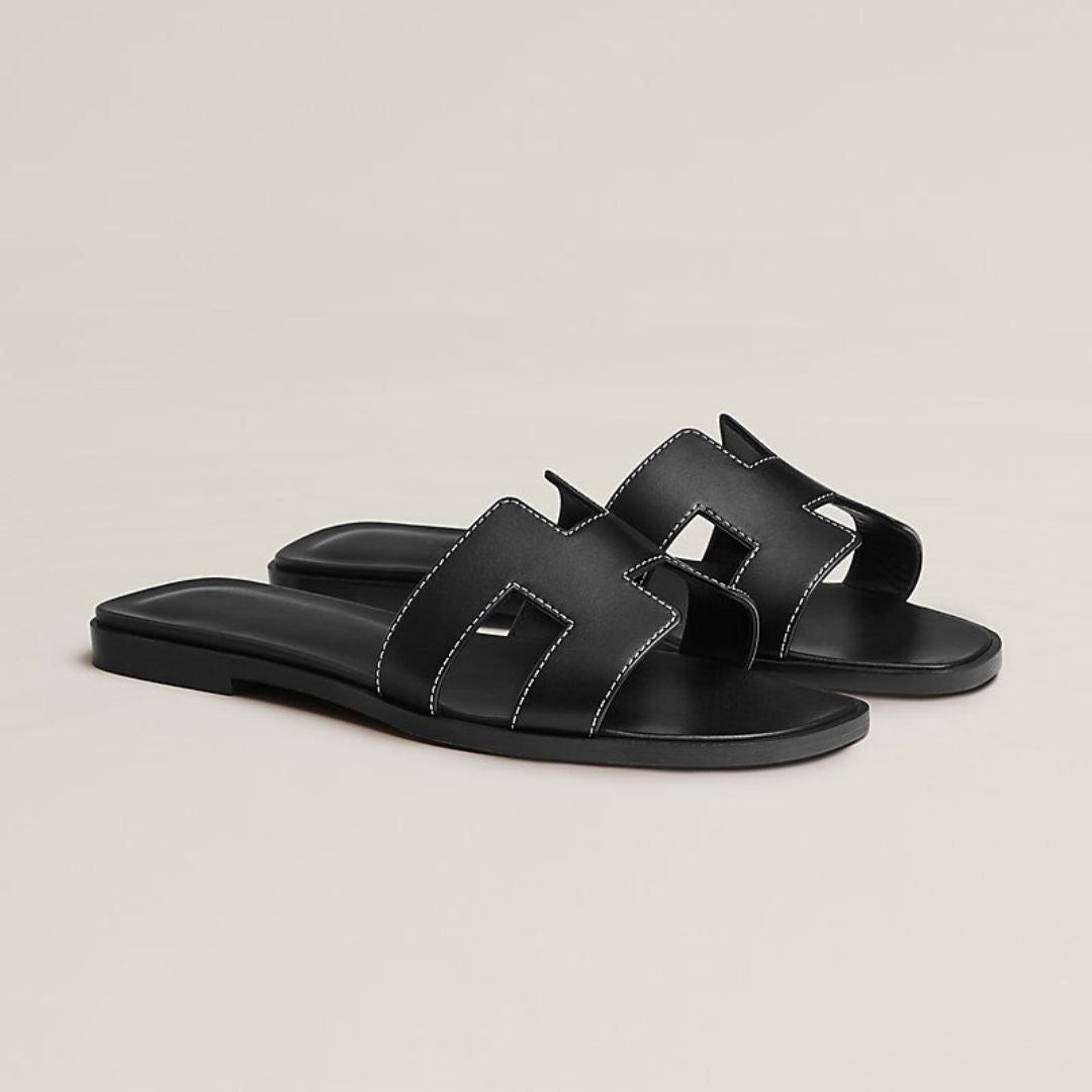 Sandales Plates en Cuir | Confort et Élégance pour Été