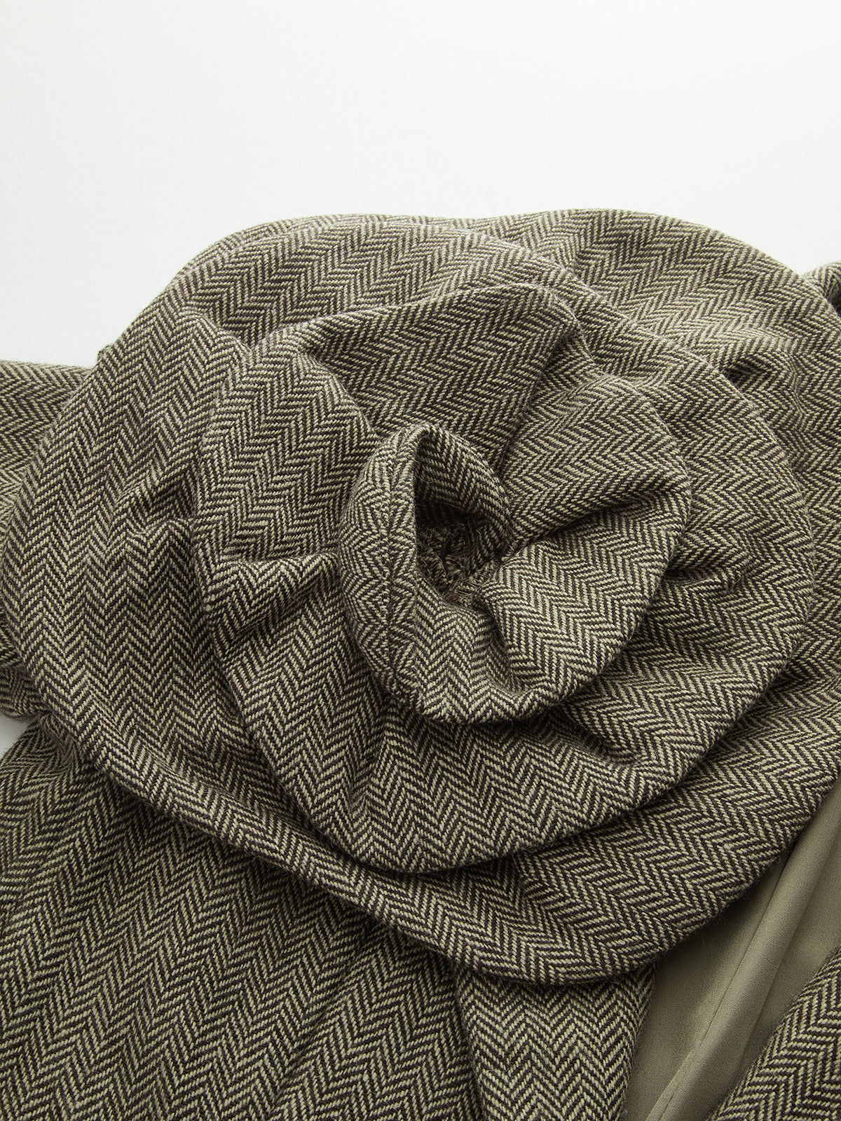 Blazer en Tweed à Bouton Unique | Fleurs 3D Artistiques et Élégantes