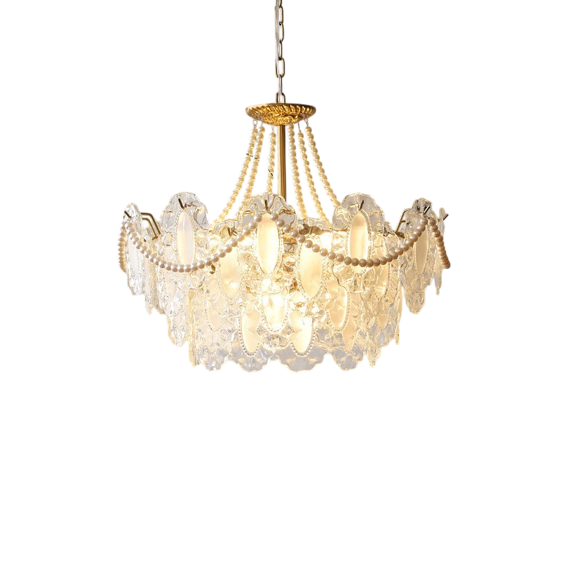 Lustre en Cristal Français | Élégance et Lumière Chaleureuse