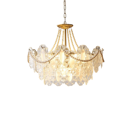 Lustre en Cristal Français | Élégance et Lumière Chaleureuse