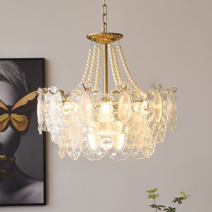 Lustre en Cristal Français | Élégance et Lumière Chaleureuse