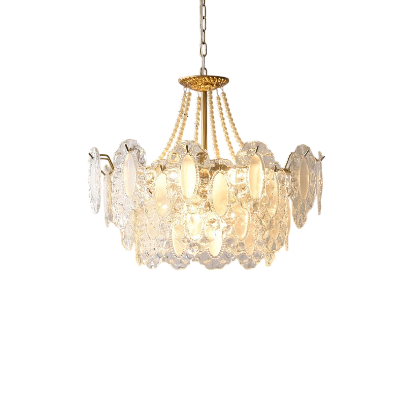Lustre en Cristal Français | Élégance et Lumière Chaleureuse