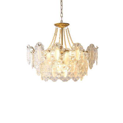 Lustre en Cristal Français | Élégance et Lumière Chaleureuse