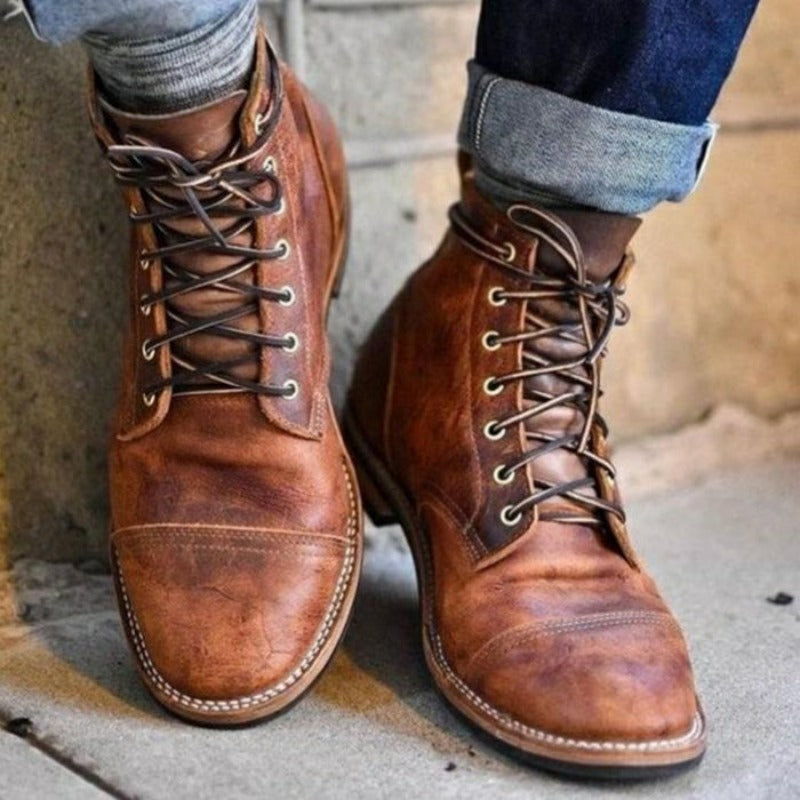Bottines en Cuir pour Hommes | Élégance et Confort au Quotidien