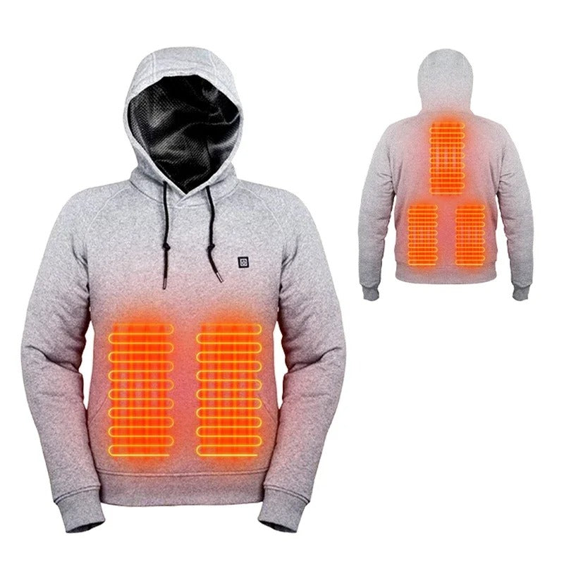 Hoodie Chauffant USB pour Hommes et Femmes | Chaleur Instantanée et Confort Durable