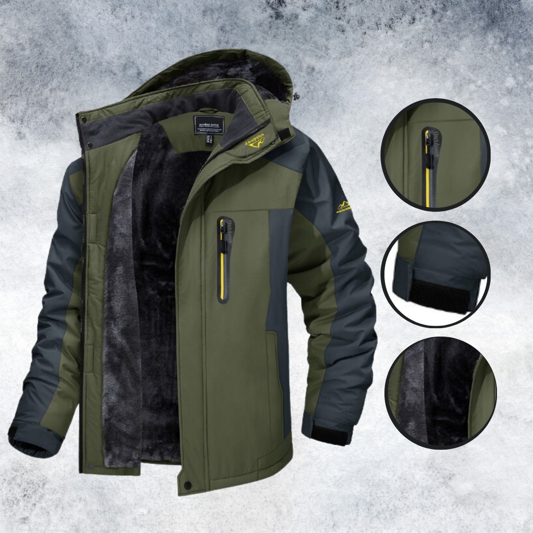 Veste de Randonnée Imperméable pour Hommes | Élégante et Durable pour Aventures Extérieures