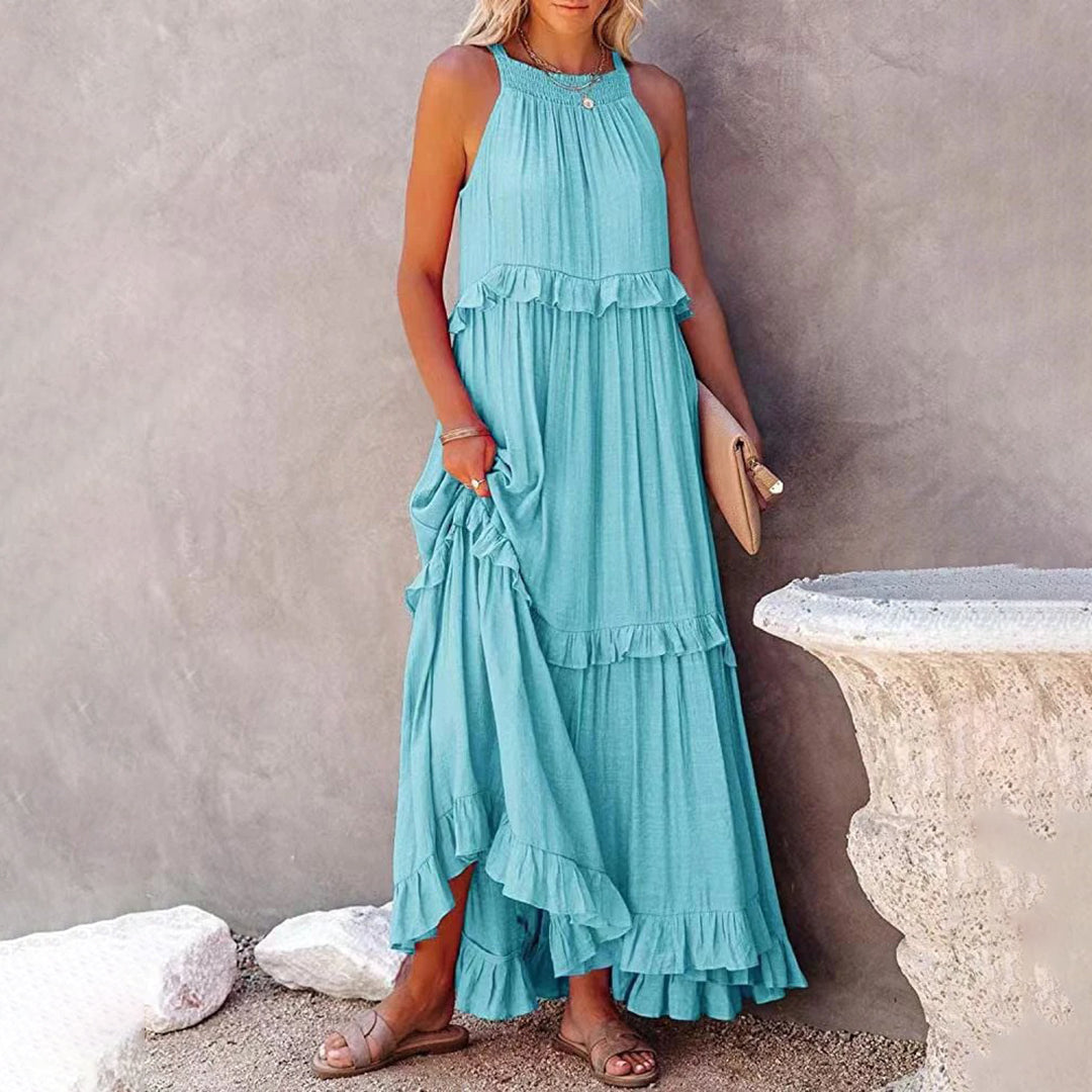 Robe Maxi Élégante à Couches | Style Flatteur pour Toutes les Occasions