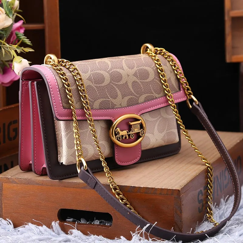 Sac à Bandoulière Colorblock pour Femmes | Mini Sac de Luxe Léger et Pratique