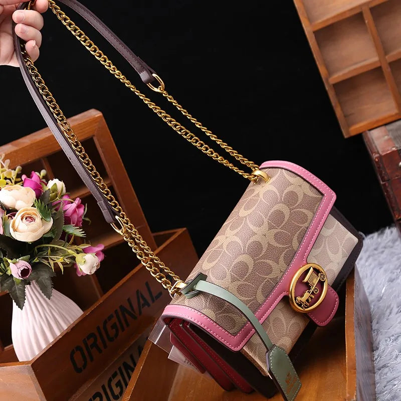 Sac à Bandoulière Colorblock pour Femmes | Mini Sac de Luxe Léger et Pratique