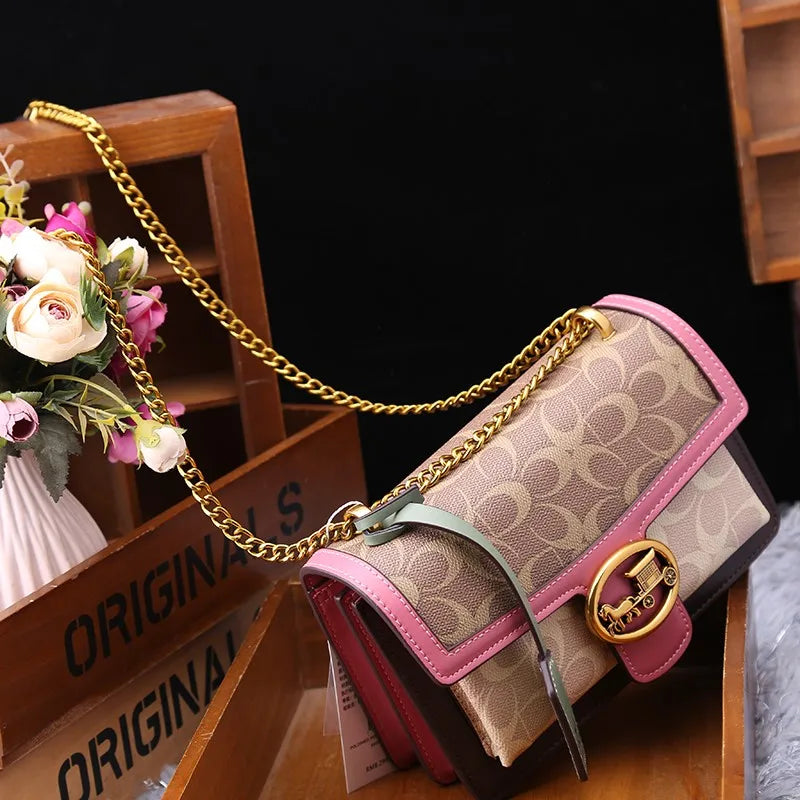 Sac à Bandoulière Colorblock pour Femmes | Mini Sac de Luxe Léger et Pratique