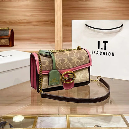 Sac à Bandoulière Colorblock pour Femmes | Mini Sac de Luxe Léger et Pratique