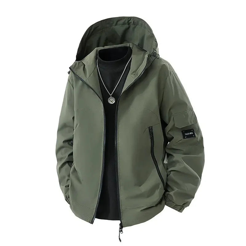 Veste Puffer Isolée pour Hommes | Capuche et Coupe Ample pour Hiver