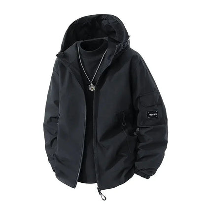 Veste Puffer Isolée pour Hommes | Capuche et Coupe Ample pour Hiver
