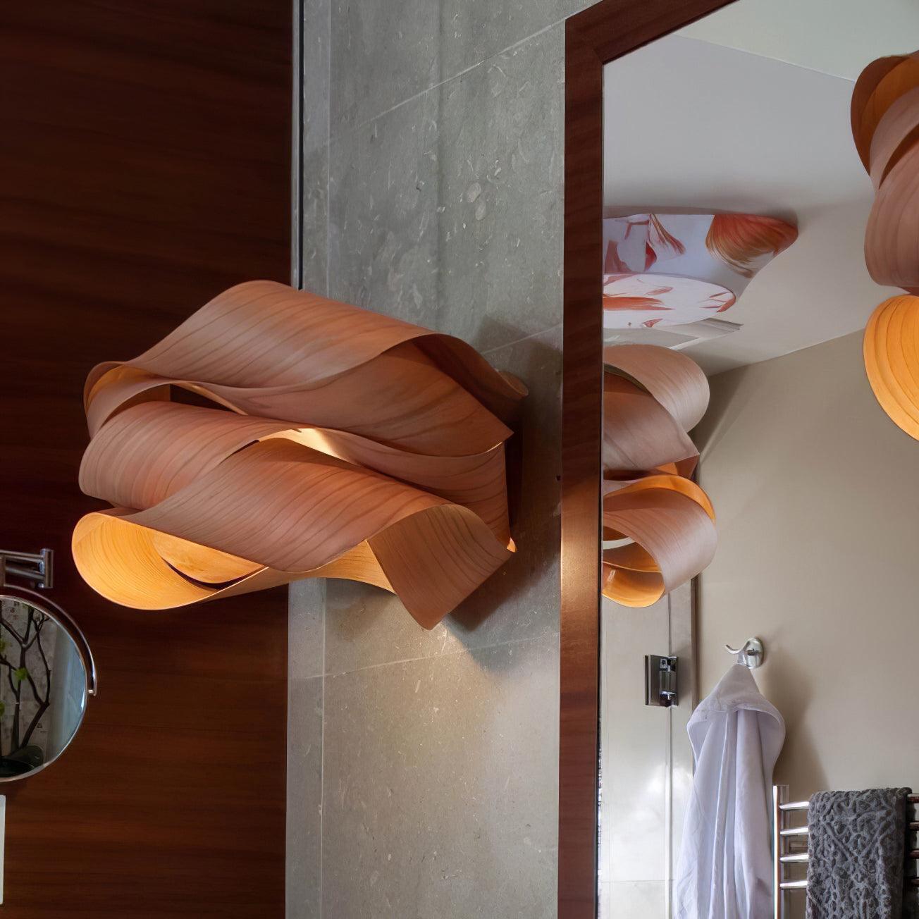 Suspension Design Entrelacé pour Intérieurs Modernes | Élégance et Lueur Chaleureuse