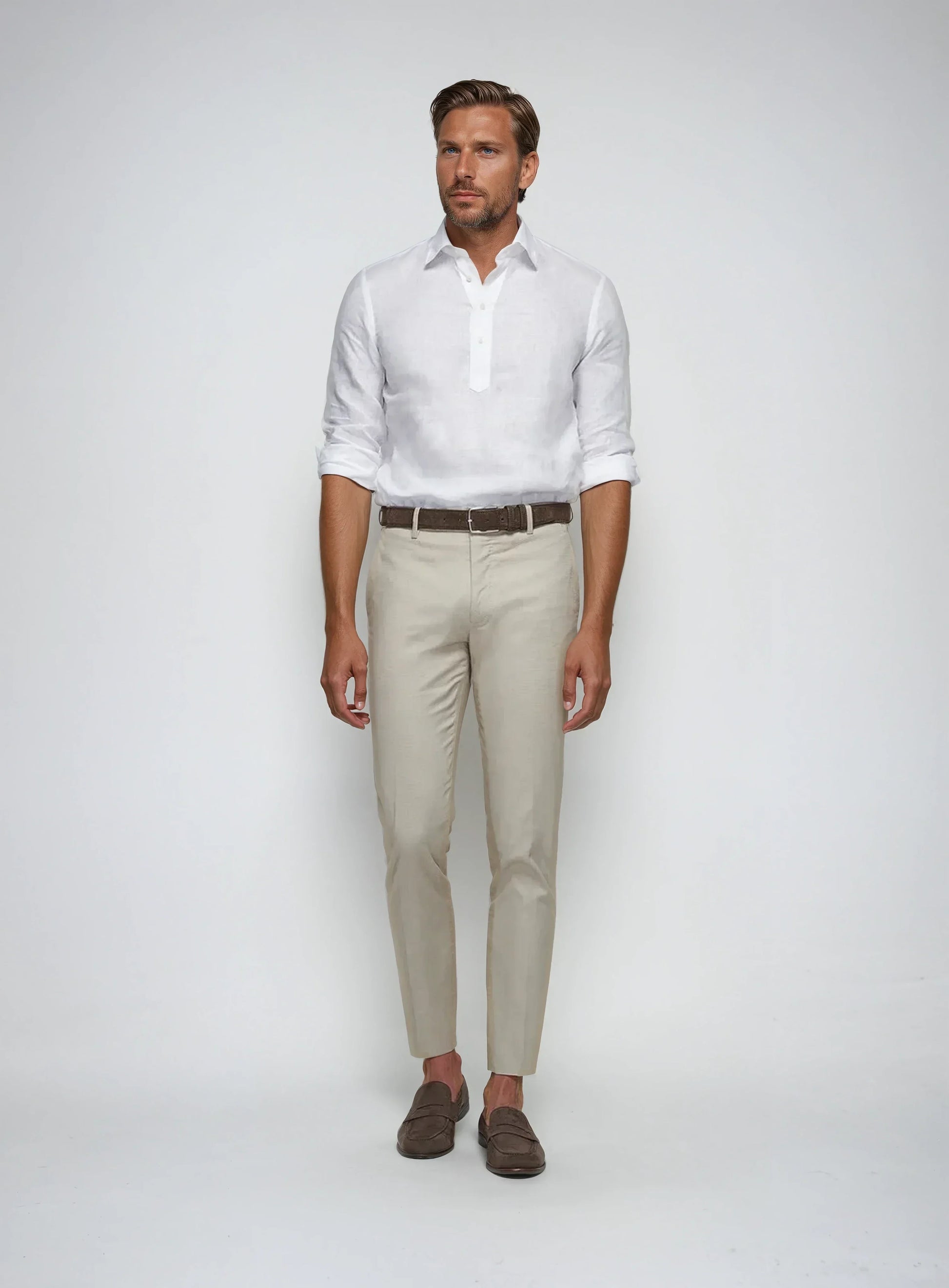 Chemise en Lin Respirante | Élégance Décontractée pour Jours Chauds