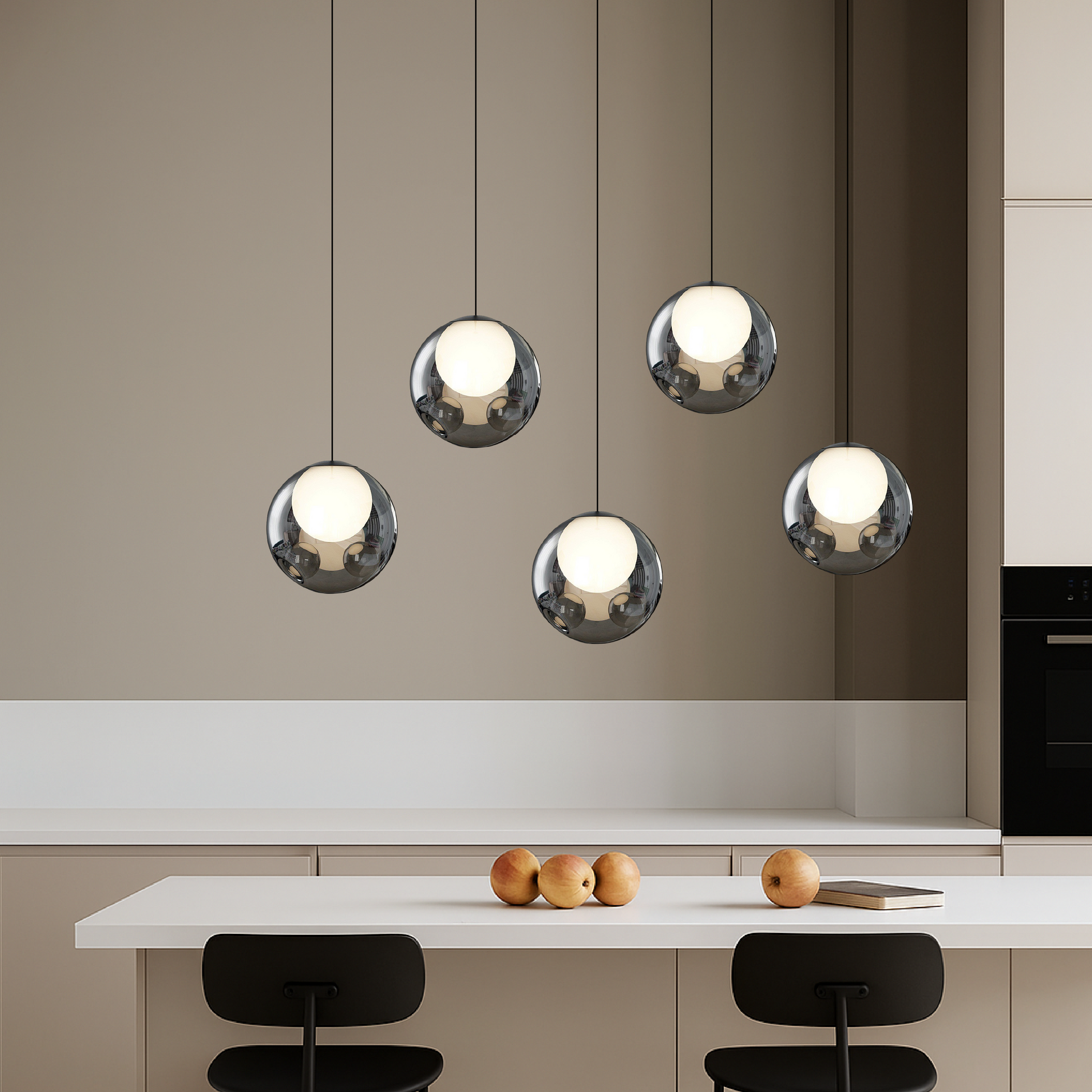 Lampe Suspendue en Verre Italien | Élégance Contemporaine et Ambiance Chaleureuse