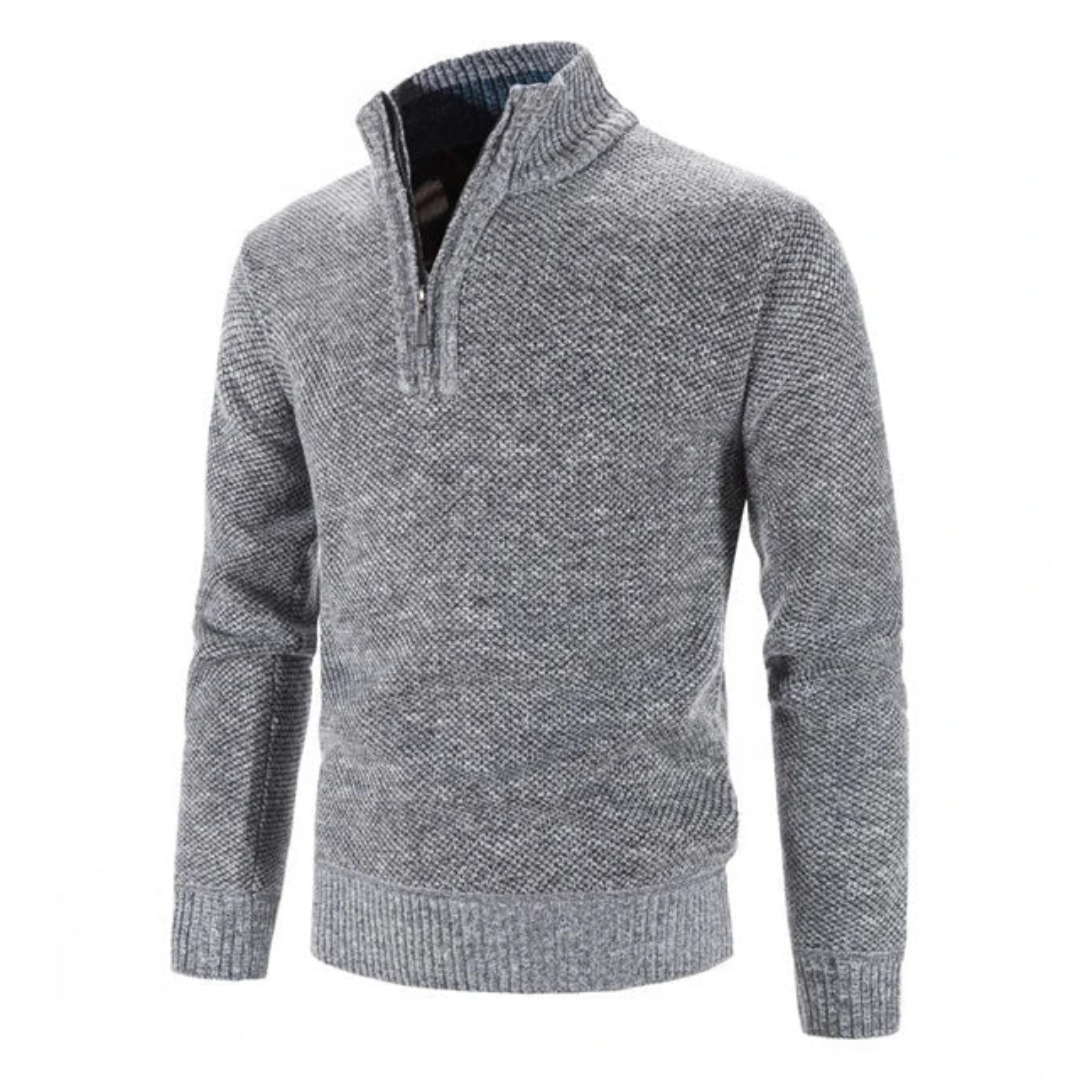 Pull à Col Zippé Décontracté | Confort et Style pour Jours Froids